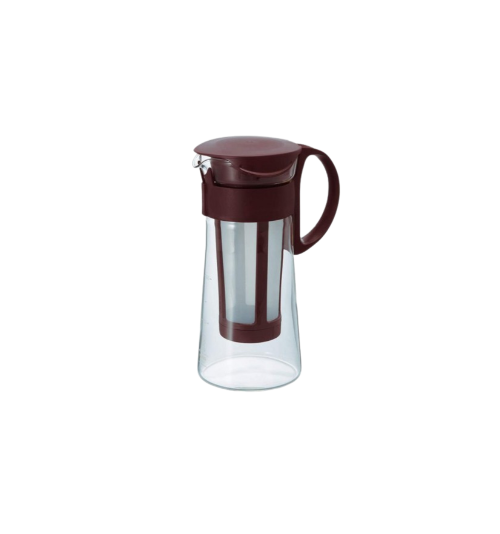 Jarra mini con filtro para café frío marrón 600ml Hario