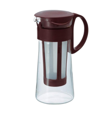Jarra mini con filtro para café frío marrón 600ml Hario